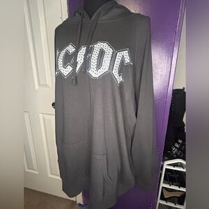 ACDC Grey Size 3 Oversized Hoodie Women’s